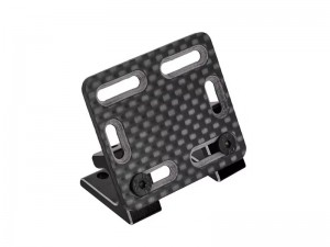 CARBON FIBER REAR ESC PLATE Y2-REMA FOR YOKOMO 1/10 RC YD-2 DRIFT CAR - RS-Y2-REMA/BK