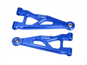 GPM MAKM055 7075 ALLOY FRONT LOWER SUSPENSION ARMS ARA-2674 FOR ARRMA 1/16 MINI KRATON 3S ARA2508S ARA2508 - BLUE - MAKM055-B