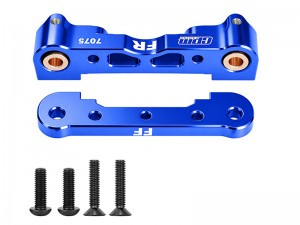 GPM MAK008N/V1 7075-T6 ALLOY FRONT LOWER SUSPENSION MOUNT AR330378 AR330379 FOR ARRMA 1/8 KRATON OUTCAST TALION NOTORIOUS TYPHON 1/7 INFRACTION LIMITLESS MOJAVE FELONY 6S BLX - BLUE - MAK008N/V1-B