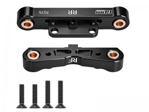 GPM MAK008N/V1 7075-T6 ALLOY REAR LOWER SUSPENSION MOUNT AR330378 AR330379 FOR ARRMA 1/8 KRATON OUTCAST TALION NOTORIOUS TYPHON 1/7 INFRACTION LIMITLE ... - MAK009N/V1-BK