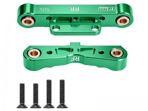 GPM MAK008N/V1 7075-T6 ALLOY REAR LOWER SUSPENSION MOUNT AR330378 AR330379 FOR ARRMA 1/8 KRATON OUTCAST TALION NOTORIOUS TYPHON 1/7 INFRACTION LIMITLESS MOJAVE FELONY 6S BLX - GREEN - MAK009N/V1-G