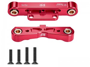 GPM MAK008N/V1 7075-T6 ALLOY REAR LOWER SUSPENSION MOUNT AR330378 AR330379 FOR ARRMA 1/8 KRATON OUTCAST TALION NOTORIOUS TYPHON 1/7 INFRACTION LIMITLESS MOJAVE FELONY 6S BLX - RED - MAK009N/V1-R