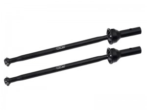 STEEL 40CrMo FRONT / REAR CVD DRIVE SHAFT AR310487 AR310488 FOR ARRMA 1/8 TALION 6S BLX BUGGY ARA8707 - RS-AR310488/BK