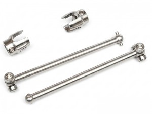 TITANIUM TC4 TRIPLE BEARING CENTER SHAFT SHADF CUP ARA310977 AR310472 FOR ARRMA 1/7 LIMITLESS F1 V2 ARA7116V2 - SILVER - RS-ARA310977/SI