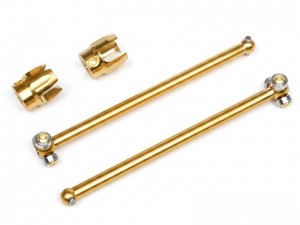 TITANIUM TC4 TRIPLE BEARING CENTER SHAFT SHADF CUP ARA310977 AR310472 FOR ARRMA 1/7 LIMITLESS F1 V2 ARA7116V2 - RS-ARA310977/GO