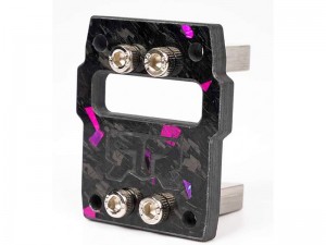 CARBON FIBER 4mm CENTER DIFF COVER MOUNT AR320430 FOR 1/8 ARRMA TYPHON 6S BLX - RS-AR320430/BKP