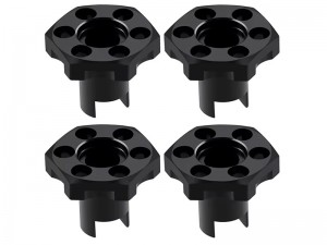 ALUMINUM OUTER SHAFT HUB FOR 1/10 SAKURA CERO FWD SPORT ULTRA RC TOURING CAR - RS-SAK-C144/BK