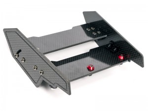 CARBON FIBER ADJUSTABLE WING MOUNT ARA480049 FOR ARRMA 1/8 1/8 INFRACTION 223S 3S ARA4315V4 ARA4315V3 - RS-AR320351L/BK