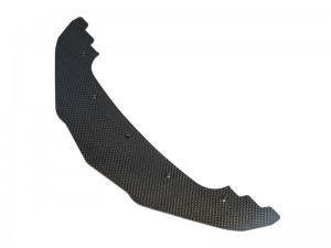 CARBON FIBER FRONT SPLITTER FOR PROLINE PRM157700 CHEVROLET CORVETTE C8 BODY 1/7 ARRMA INFRACTION FELONY 6S BLX - RS-PRM157700F-BK
