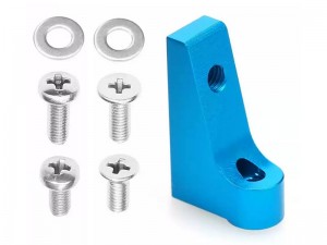 ALUMINUM SERVO MOUNT 54090 FOR 1/10 TAMIYA TT-02 TB-03 XV-01 DB-01 RC CAR - RS-TA54090/LB