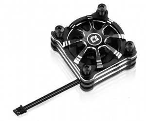 ALUMINUM ESC COOLING FAN 30 X 30mm 20000RPM FOR HOBBYWING ESC XD10 - RS-ESCFAN3030/BK