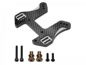 CARBON FIBER FRONT / REAR SHOCK TOWER IF704 IF705 FOR 1/8 KYOSHO MP11 BUGGY 33028 - RS-IF704/BK