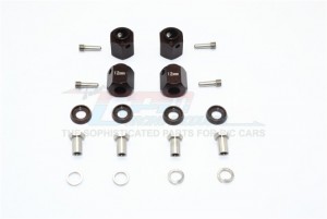 GPM TRX4010/12MM ALUMINUM HEX ADAPTERS 12MM THICK 1/10 TRX4 DEFENDER TRAIL CRAWLER - Brown - TRX4010/12MM-BR