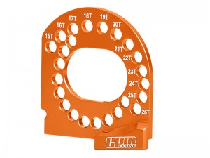 7075 ALLOY MOTOR PLATE 15T-26T FOR TRAXXAS MINI XRT MINI MAXX MINI SLASH MINI RALLY VXL - XRTM018-OR
