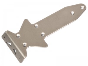 TITANIUM TC4 MAIN CHASSIS PROTECTION PLATE ARA320572 FOR 1/8 ARRMA RC NOTORIOUS 6S ARA8611V6 - RS-ARA320572A/TC4
