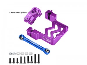 GPM TXMS024A ALUMINUM SERVO MOUNT TIE ROD SERO HORN - 25T 8947 FOR  TRAXXAS 1/10 MAXX / WIDEMAXX 2.0 ... - TXMS024A-P
