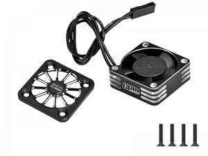 GPM MAKM018FAN ALLOY HIGH SPEED 30 X 10mm COOLING FAN20000 RPM For ARRMA 1/16 MINI KRATON ARA2508 - BLACK - MAKM018FAN-BK