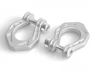 METAL BUMPER TOW HOOK FOR 1/7 1/8 1/10 AXIAL SCX-10 TRAXXAS TRX-4 CRAWLER TRUCK - RS-RS-CA13/SI