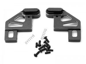 ALUMINUM REAR AXLE HANGER MOUNT 9005230 FOR 1/12 CR-O1 LUNCH BOX MIDNIGHT PUMPKIN RC TRUCK - RS-TA9005230/BK