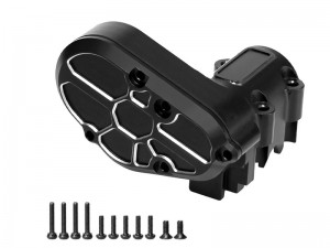 ALUMINUM TRANSMISSION CASE AXI-3311 FOR 1/30 AXIAL RACING SCX-30 K10 FORD BRONCO JEEP WRANGLER JLU CRAWLER - RS-AXI-3311/BK