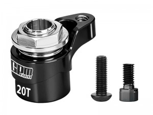 GPM MAKM020TSH 7075 ALLOY  20T SERVO SAVER For ARRMA 1/16 MINI KRATON 3S / MOJAVE GRANITE TYPHON QUAKE GORGON Grom / LOSI 1/12 NASCAR ASPHALT LATE CAR - BLACK - MAKM020TSH-BK