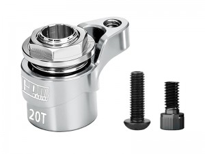 GPM MAKM020TSH 7075 ALLOY  20T SERVO SAVER For ARRMA 1/16 MINI KRATON 3S / MOJAVE GRANITE TYPHON QUAKE GORGON Grom / LOSI 1/12 NASCAR ASPHALT LATE CAR - SILVER - MAKM020TSH-S