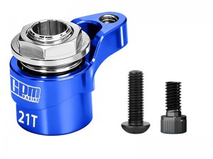 GPM MAKM020TSH 7075 ALLOY  21T SERVO SAVER For ARRMA 1/16 MINI KRATON 3S / MOJAVE GRANITE TYPHON QUAKE GORGON Grom / LOSI 1/12 NASCAR ASPHALT LATE CAR - BLUE - MAKM021TSH-B