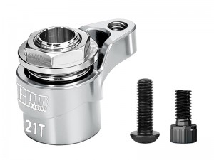 GPM MAKM020TSH 7075 ALLOY  21T SERVO SAVER For ARRMA 1/16 MINI KRATON 3S / MOJAVE GRANITE TYPHON QUAKE GORGON Grom / LOSI 1/12 NASCAR ASPHALT LATE CAR - SILVER - MAKM021TSH-S