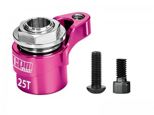 GPM MAKM025TSH 7075 ALLOY  25T SERVO SAVER For ARRMA 1/16 MINI KRATON 3S / MOJAVE GRANITE TYPHON QUAKE GORGON Grom / LOSI 1/12 NASCAR ASPHALT LATE CAR - PINK - MAKM025TSH-PK