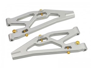 ALUMINUM 7075 FRONT LOWER SUSPENSION ARM ARA330656 FOR ARRMA 1/8 KRATON NOTORIOUS V6  OUTCAST TALION  6S EXB TRUCK - RS-ARA330656/SI