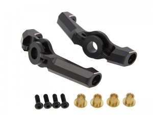 BRASS COUNTER WEIGHT FRONT C-HUB AXI212009 FOR 1/18 AXIAL RACING UTB-18 CRAWLER AXI01002V2 AXI01002 AXI-1750 - RS-AXI212009/BK