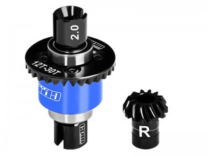 20CrMnTi Steel 7075 ALLOY REAR DIFFERENTIAL 12T / 30T M0.8 ARA-3294 ARA-2672 FOR  ARRMA 1/16 MINI KR ... - MAKM1230RS-B