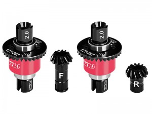 20CrMnTi Steel 7075 ALLOY FRONT & REAR DIFFERENTIAL 12T / 30T M0.8 ARA-3294 ARA-2672 FOR RC ARRMA 1/16 MINI KRATON 3S ARA2508 - MAKM1230FRS-R