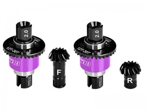 20CrMnTi Steel 7075 ALLOY FRONT & REAR DIFFERENTIAL 12T / 30T M0.8 ARA-3294 ARA-2672 FOR RC ARRMA 1/16 MINI KRATON 3S ARA2508 - MAKM1230FRS-P