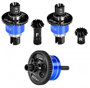 20CrMnTi Steel 7075 ALLOY FRONT & CENTRE & REAR DIFFERENTIAL 12T / 30T M0.8 ARA-3294 ARA-2672 FOR RC ARRMA 1/16 MINI KRATON 3S ARA2508 - MAKM123063SFRS/B