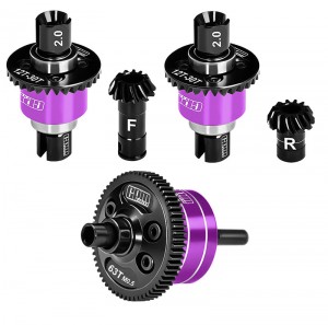 20CrMnTi Steel 7075 ALLOY FRONT & CENTRE & REAR DIFFERENTIAL 12T / 30T M0.8 ARA-3294 ARA-2672 FOR RC ARRMA 1/16 MINI KRATON 3S ARA2508 - MAKM123063SFRS/P