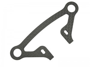 CARBOBN FIBER UPPER BUMPER PLATE  13404162 ME21 FOR TAMIYA 1/10 RC TRF421 TOURING CAR 42384 - RS-TA13404162