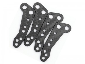 CARBON FIBER LIGHT WEIGHT FRONT & REAR KNUCKLE PLATE SAK-C140 FOR 1/10 CERO ULTRA SPORT RC CAR - RS-SAK-C140/CA