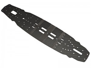 CARBON FIBER 2mm LIGHT WEIGHT MAIN CHASSIS FOR 1/10 CERO ULTRA 2.0 RC CAR - RS-SAK-C104/V3