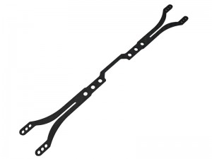 CARBON FIBER LIGHT WEIGHT UPPER DECK 55 SAK-C130B FOR 1/10 CERO ULTRA 2.0 RC CAR - RS-SAK-C130B/CA