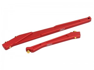 ALUMINUM 7075 FRONT & REAR CHASSIS BRACE ARA320565 ARA320568 FOR 1/8 ARRMA 1/8 TALION 6S  EXB TRUCK ARA106048 - RED - RS-ARA32056568/RE