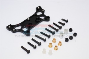ALUMINIUM REAR DAMPER MOUNT  TAMIYA M1025 HUMMER - HM1030-BK