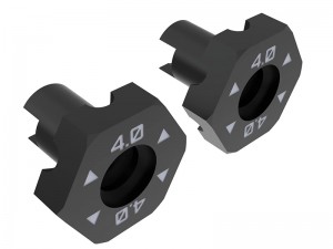 3RACING SAK-Z136 WHEEL HEX ADAPTER 3.0 / 3.5 / 4.0 mm FOR 1/10 CERO ZERO RC TOURING CAR - SAK-Z136B
