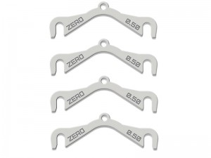 3RACING SAK-Z113 UPPER LINKAGE MOUNT OFFSET SPACER 0.25 / 0.5 / 1.0 FOR 1/10 CERO ZERO RC TOURING CAR - SAK-Z113B