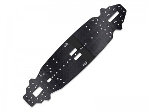 3RACING SAK-Z104A C-FRP MAIN CHASSIS For 1/10 ZERO CERO TOURING CAR - SAK-Z104A