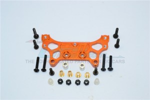 ALUMINIUM REAR DAMPER MOUNT  TAMIYA M1025 HUMMER - HM1030-OR