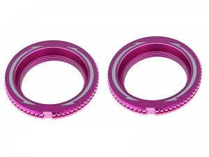 3RACING SAK-Z139E ULTRA LOWER PROFILE BIG BORE ABSORBER SPRING RETAINER For 1/10 ZERO CERO TOURING C ... - SAK-Z139E