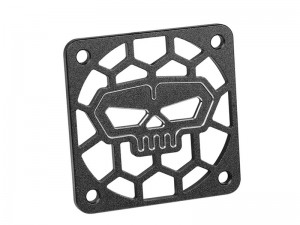 ALUMINUM COOLING FAN COVER 30mm / 35mm / 40mm 3mm FOR 1/7 1/8 1/10 RC CAR - BLACK - 35 X 35mm - RS-FANAL3535/BK