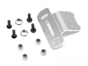 ALUMINUM REAR WING STAND BRACKET 19115386 FOR 1/10 TAMIYA TT-02B DF-02 DT-02 DT-03 BUGGY - RS-TA19115386