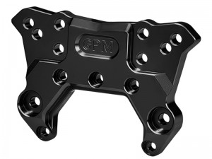 ALLOY 7075 FRONT SHOCK TOWER THICKNESS 9mm ARA-3401 For ARRMA 1/7 TALION 6S EXB V6 ARA7707V6 - MTV6028-BK